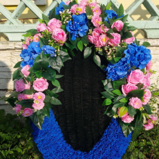 Брендовый венок 115 см - Форма памяти - г. Екатеринбург