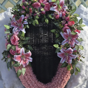 брендовый венок 115 см - Форма памяти - г. Екатеринбург